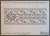 ibicci SC Samoan Flower Feature Panel cake stencil